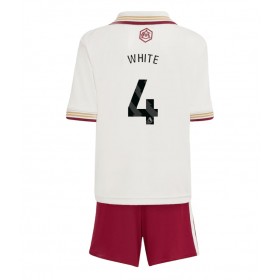 Dětské fotbalový komplet Arsenal Ben White #4 Tretí košile 2025-26 Krátkým Rukávem
